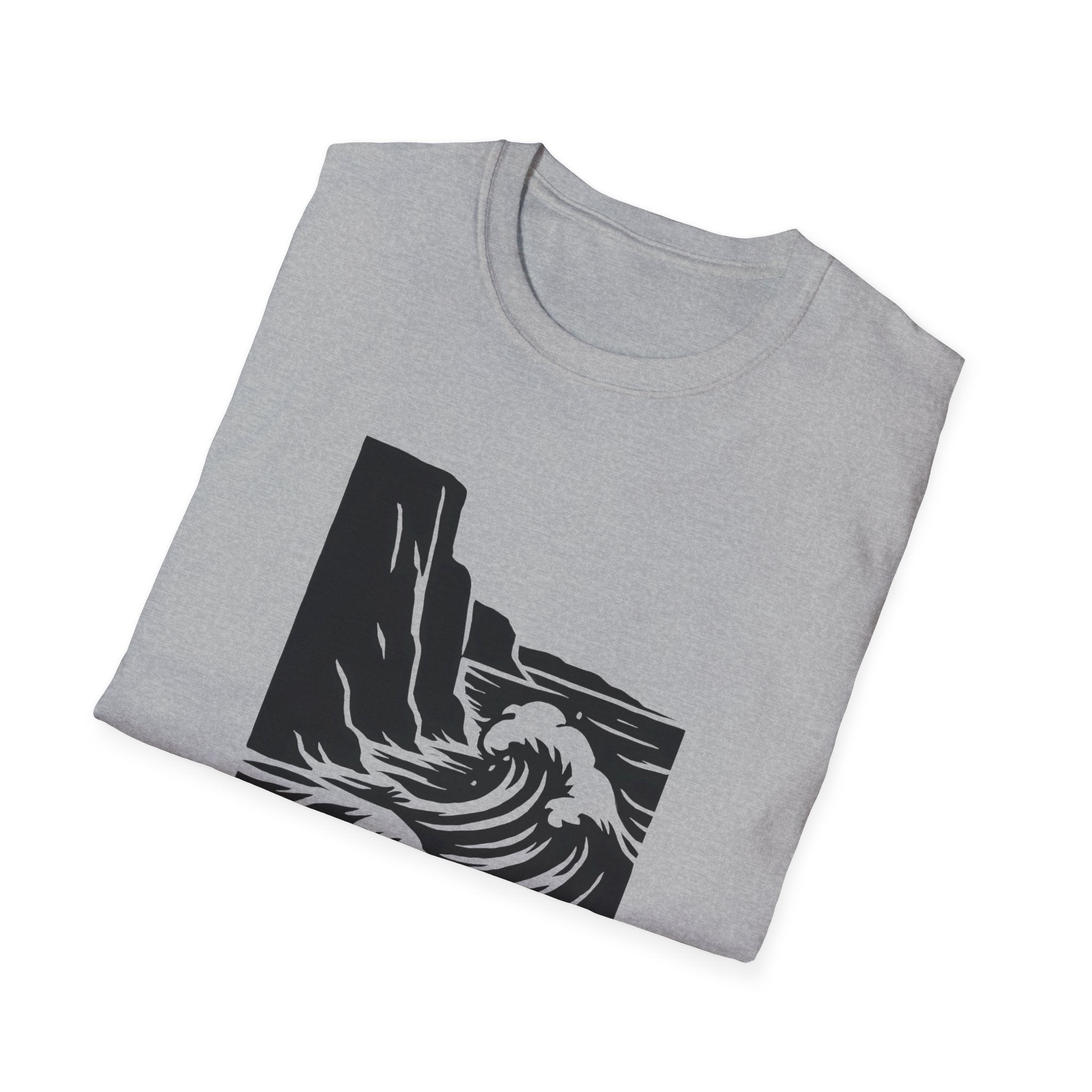 Crashing Wave Against Cliff T-Shirt
