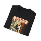 Climb More Worry Less/Mountain Climbing Outdoor Tee