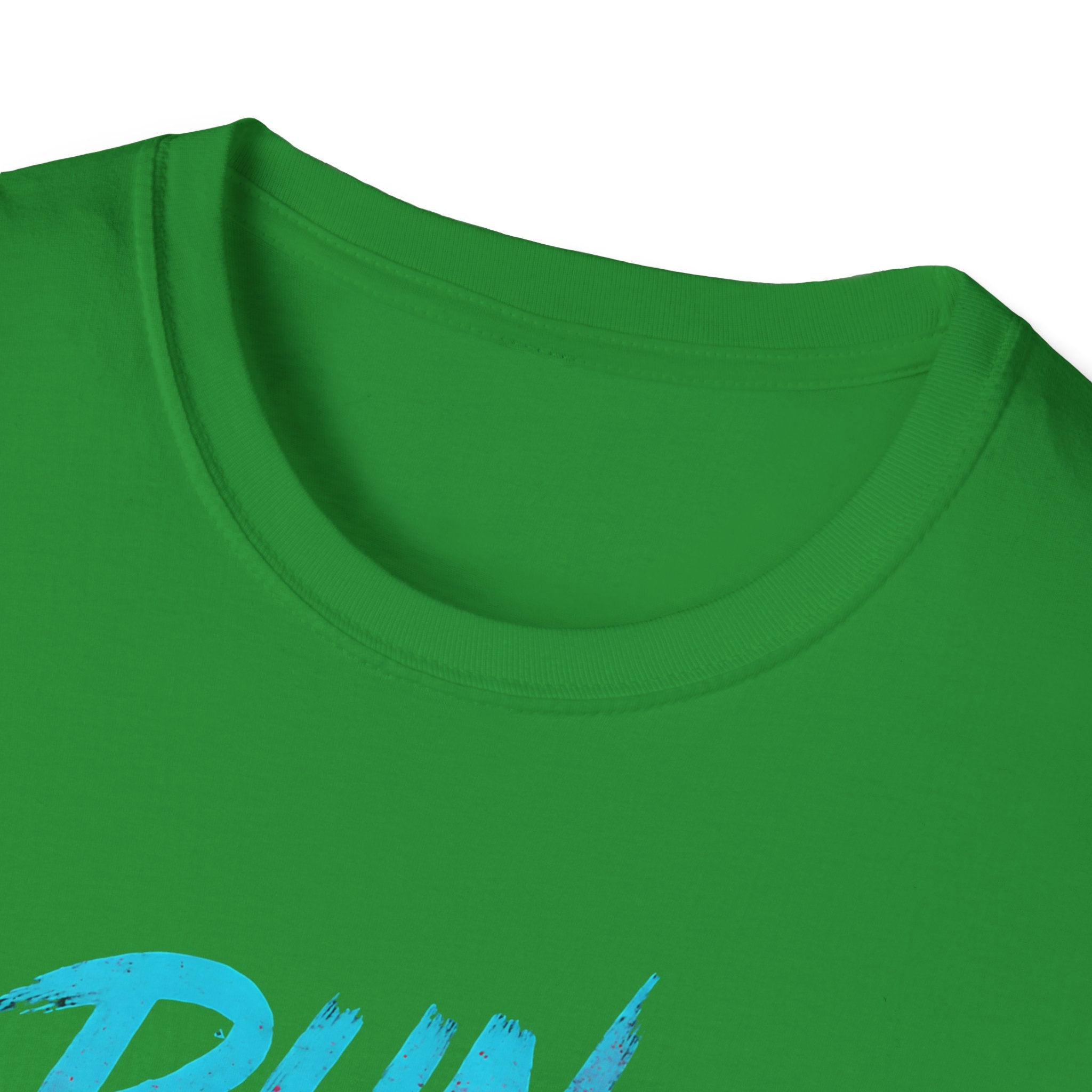 Neon Run Wild Typography T-Shirt