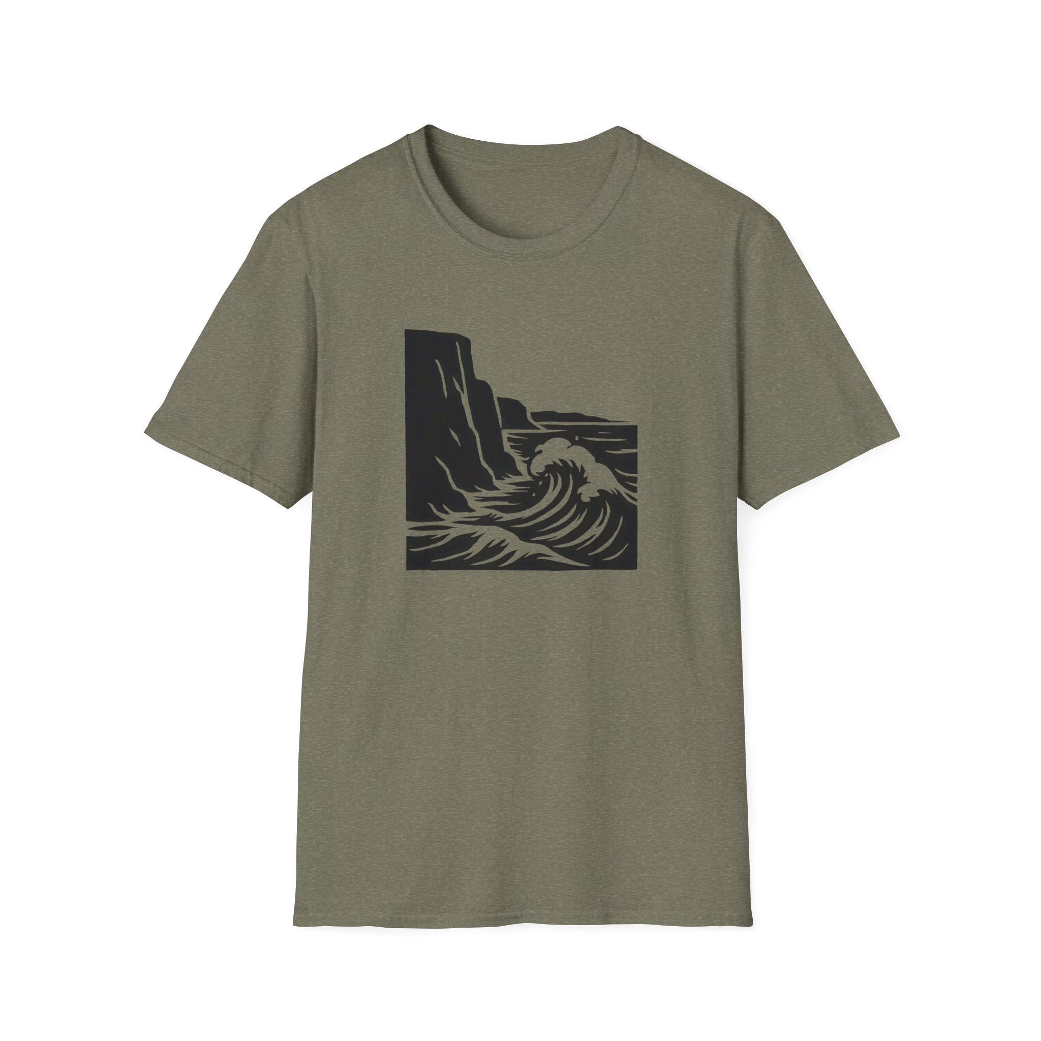 Crashing Wave Against Cliff T-Shirt