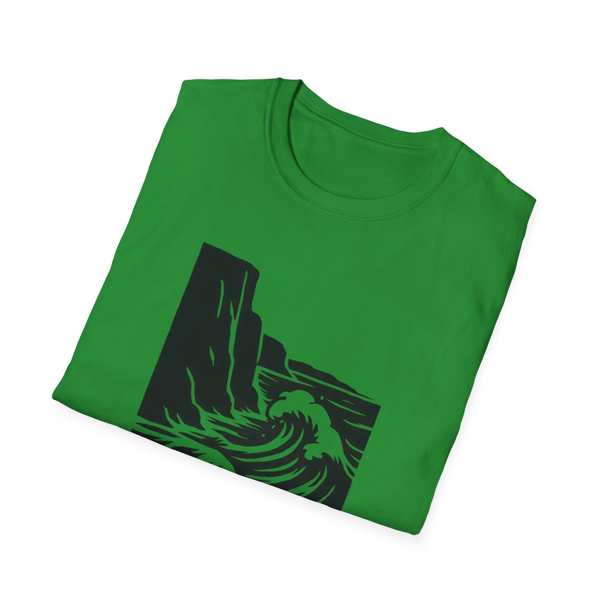Crashing Wave Against Cliff T-Shirt