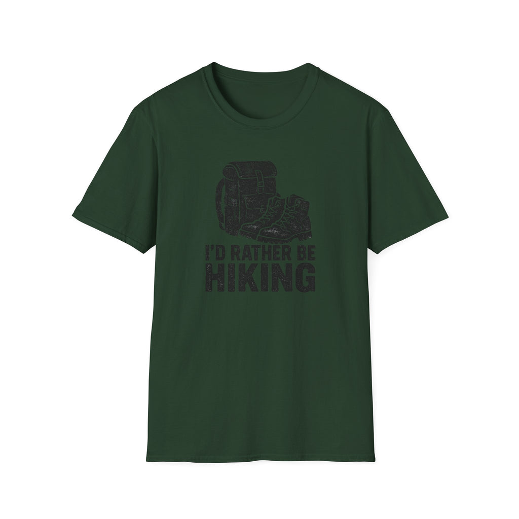 I'd Rather Be Hiking Silhouette T-Shirt