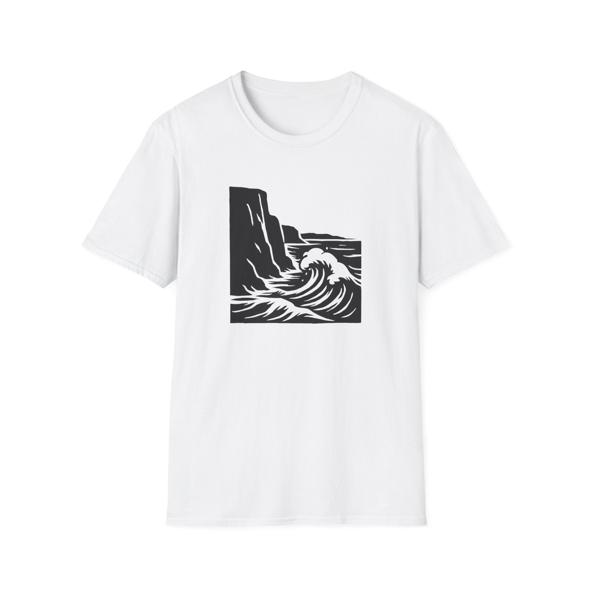 Crashing Wave Against Cliff T-Shirt