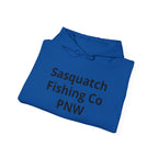 Sasquatch Fishing Co. PNW Hoodie — Pacific Northwest Bigfoot Outdoor Sweatshirt