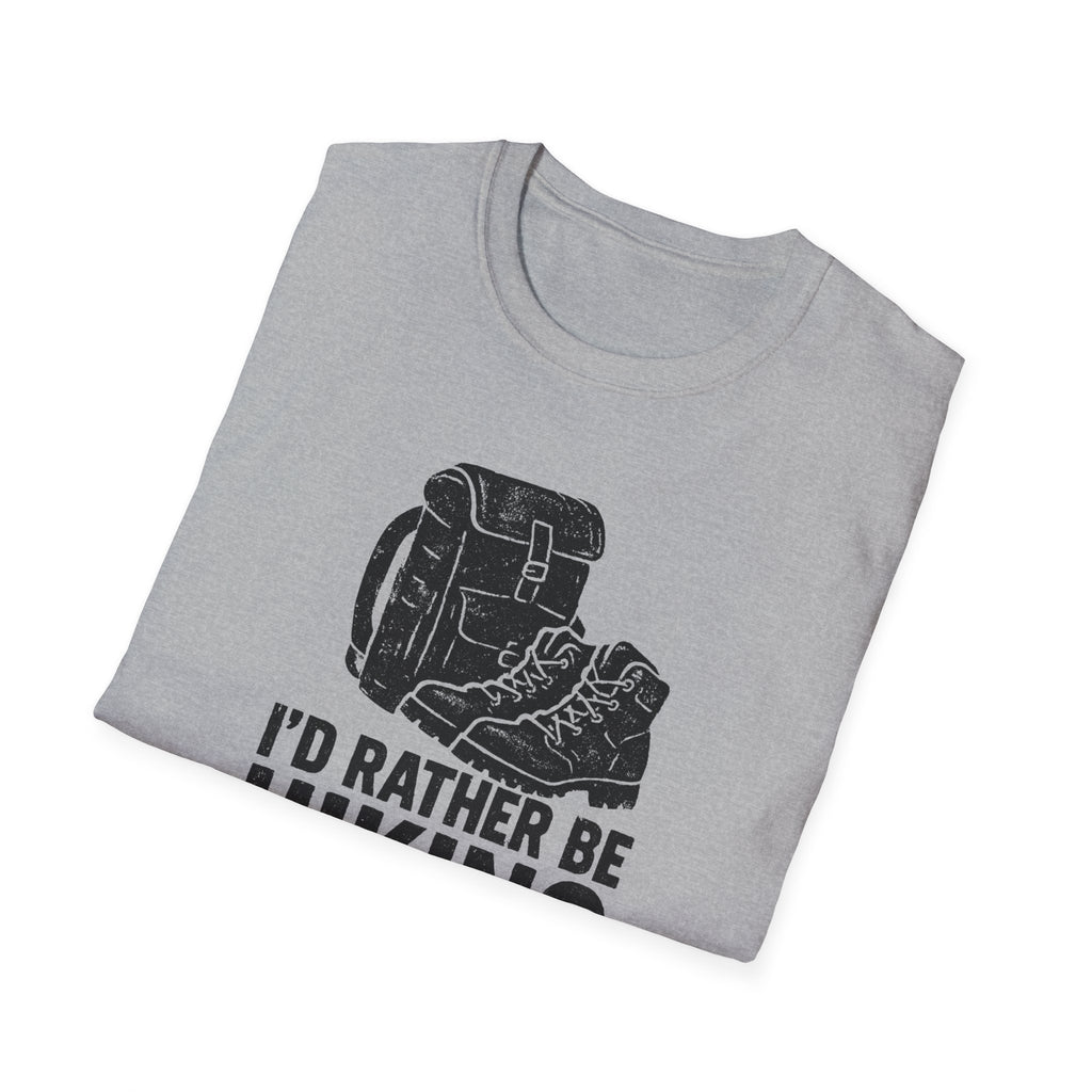 I'd Rather Be Hiking Silhouette T-Shirt