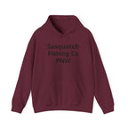 Sasquatch Fishing Co. PNW Hoodie — Pacific Northwest Bigfoot Outdoor Sweatshirt