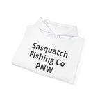 Sasquatch Fishing Co. PNW Hoodie — Pacific Northwest Bigfoot Outdoor Sweatshirt