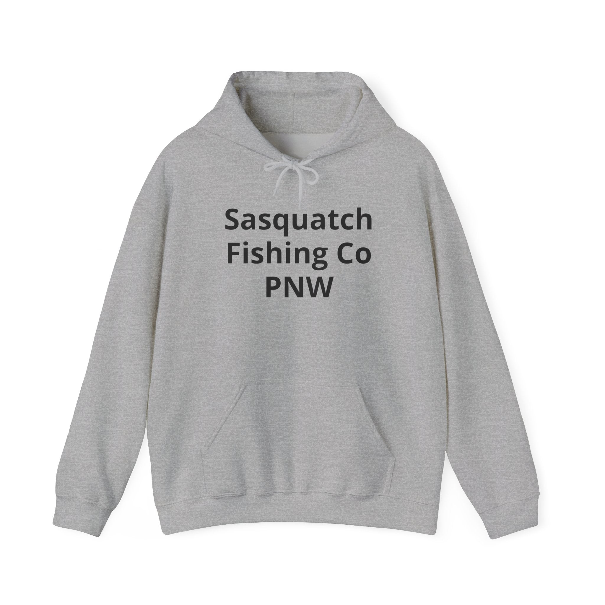 Sasquatch Fishing Co. PNW Hoodie — Pacific Northwest Bigfoot Outdoor Sweatshirt