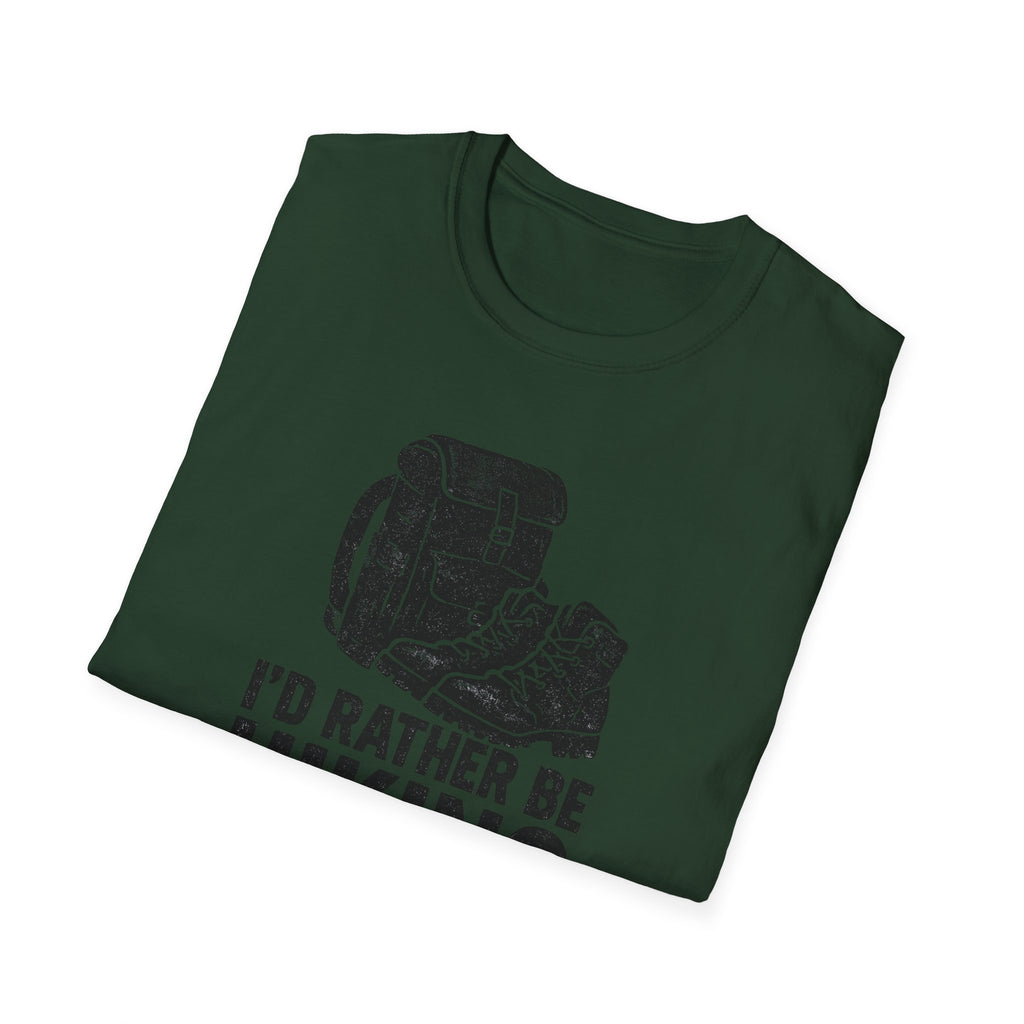 I'd Rather Be Hiking Silhouette T-Shirt