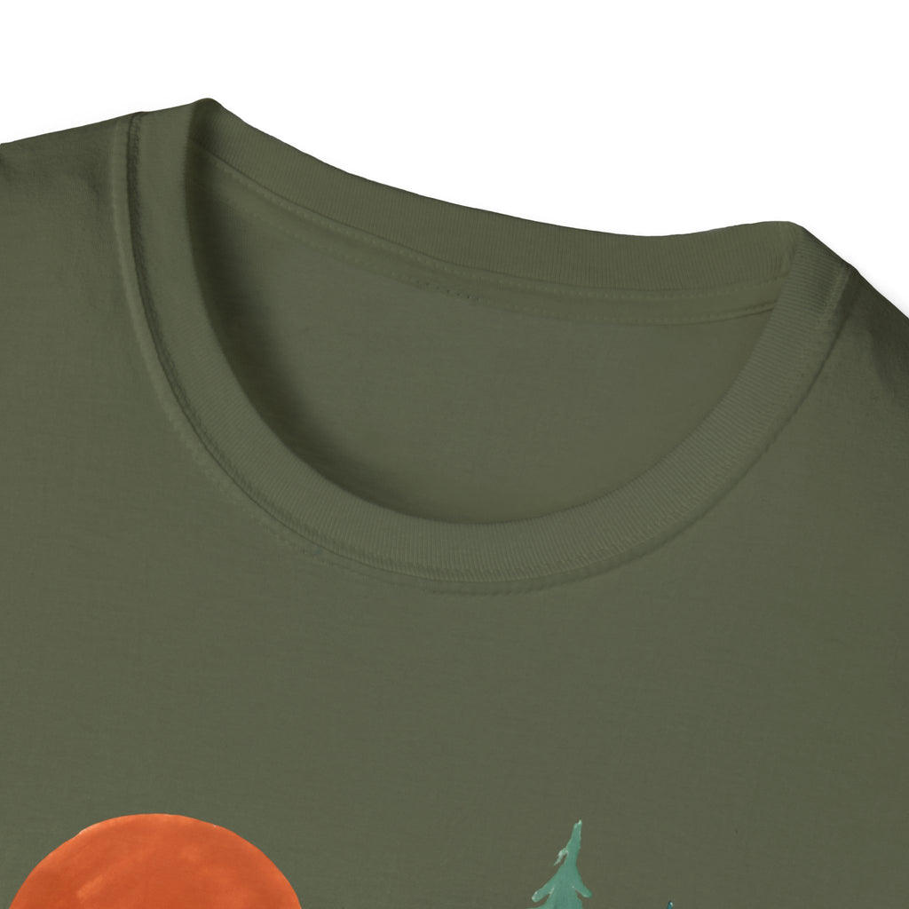 Sunset Mountain Scene T-Shirt