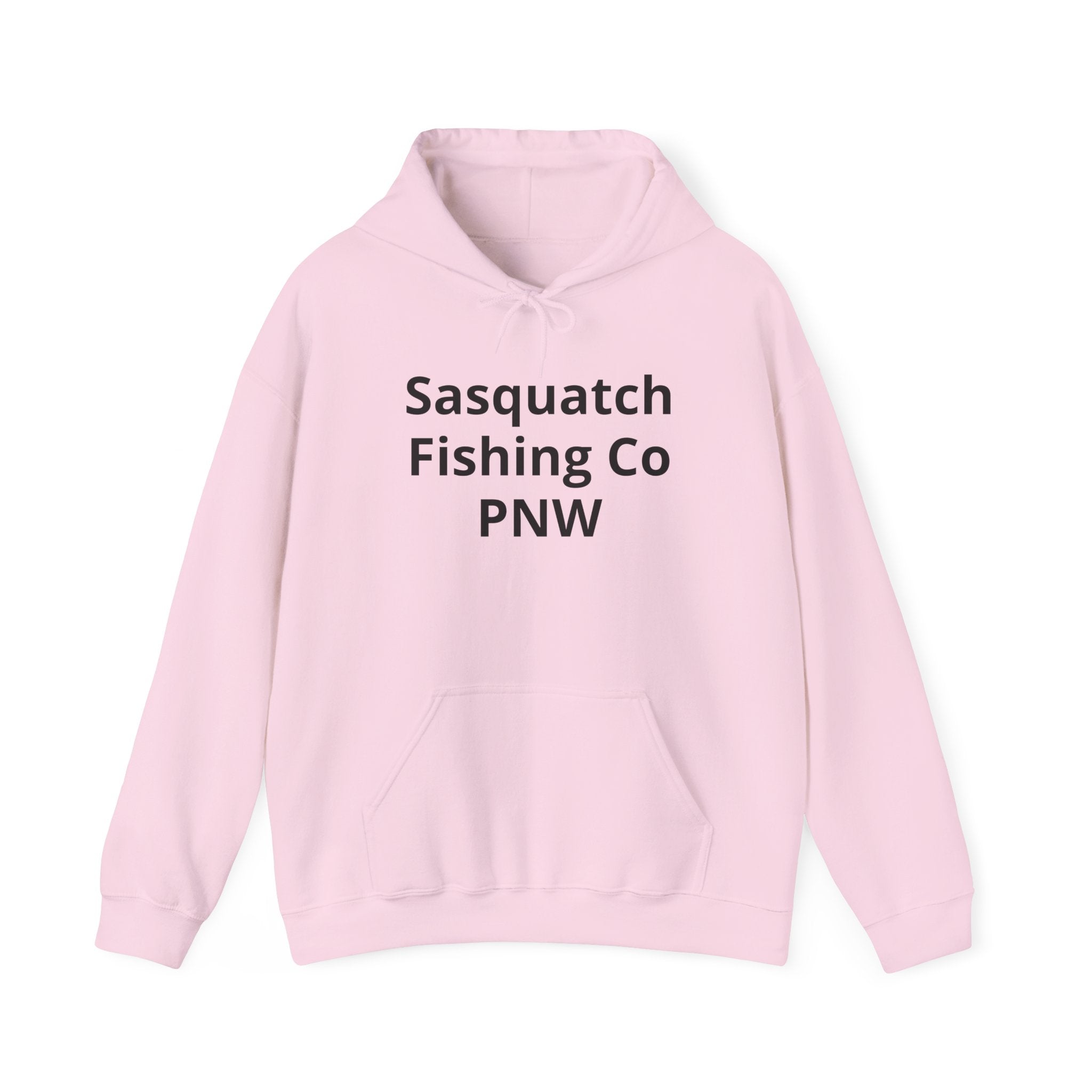 Sasquatch Fishing Co. PNW Hoodie — Pacific Northwest Bigfoot Outdoor Sweatshirt