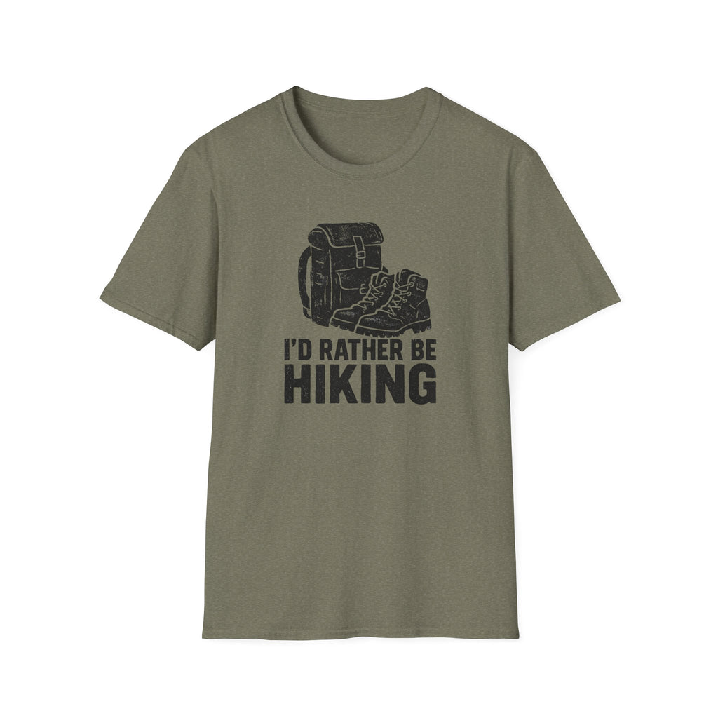 I'd Rather Be Hiking Silhouette T-Shirt
