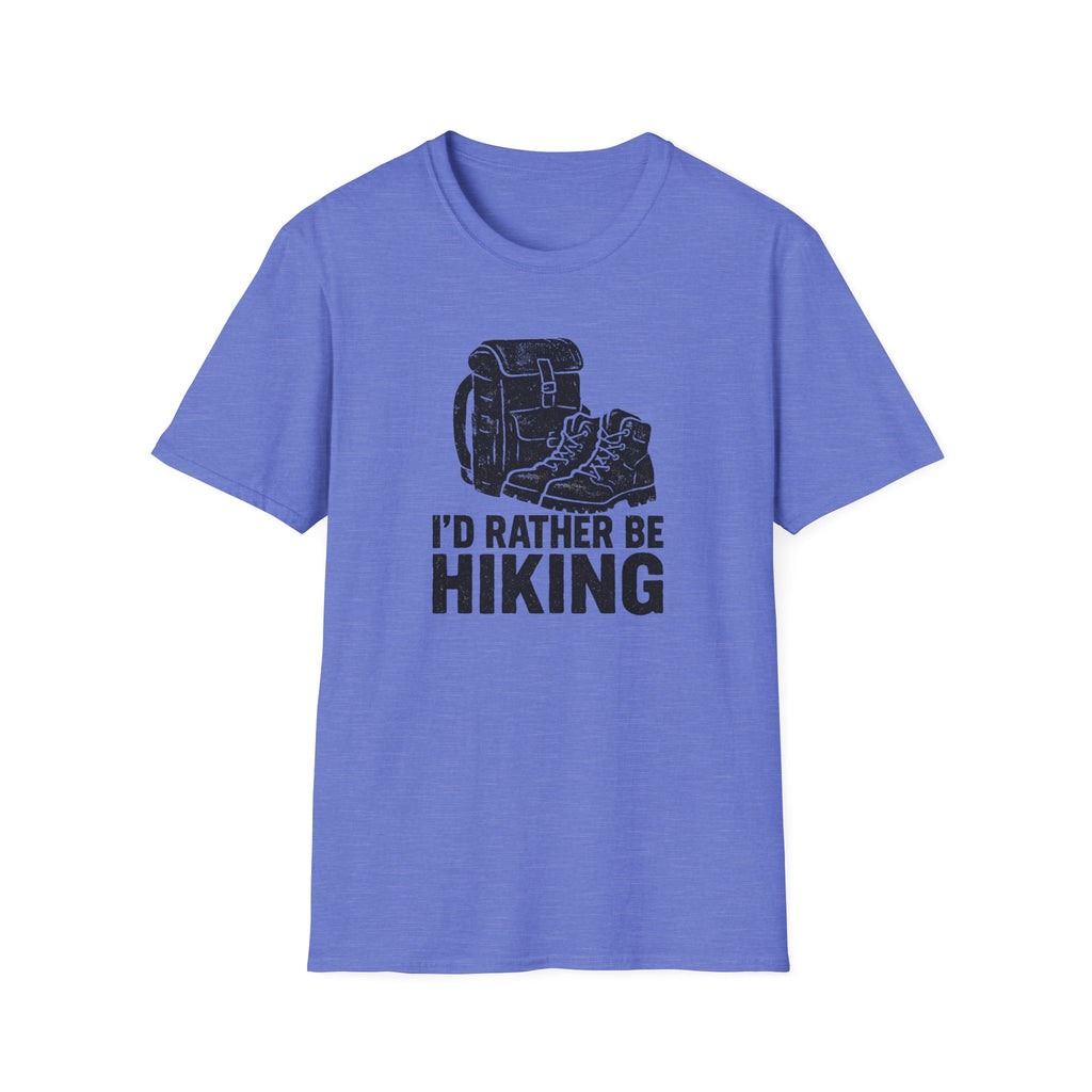 I'd Rather Be Hiking Silhouette T-Shirt