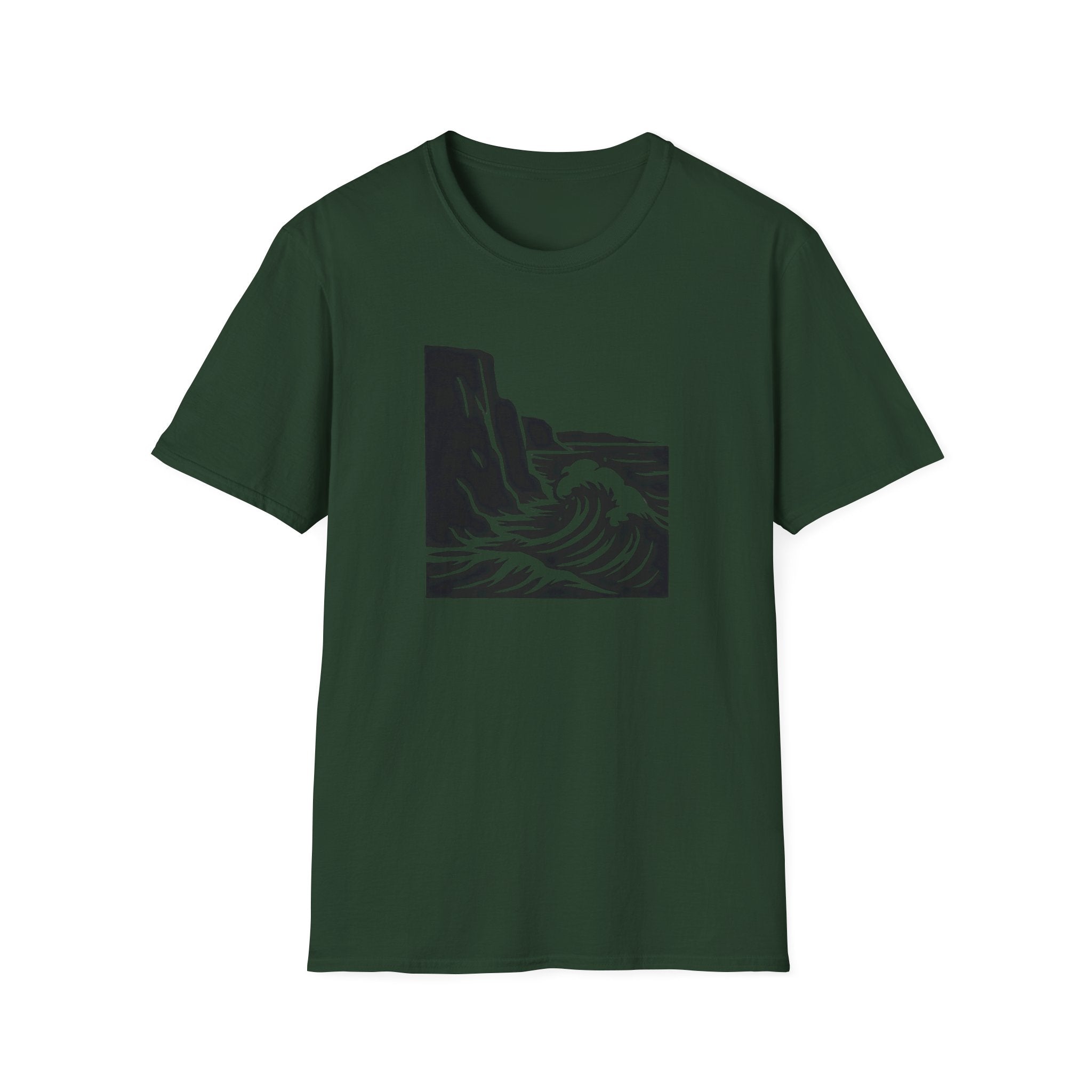 Crashing Wave Against Cliff T-Shirt