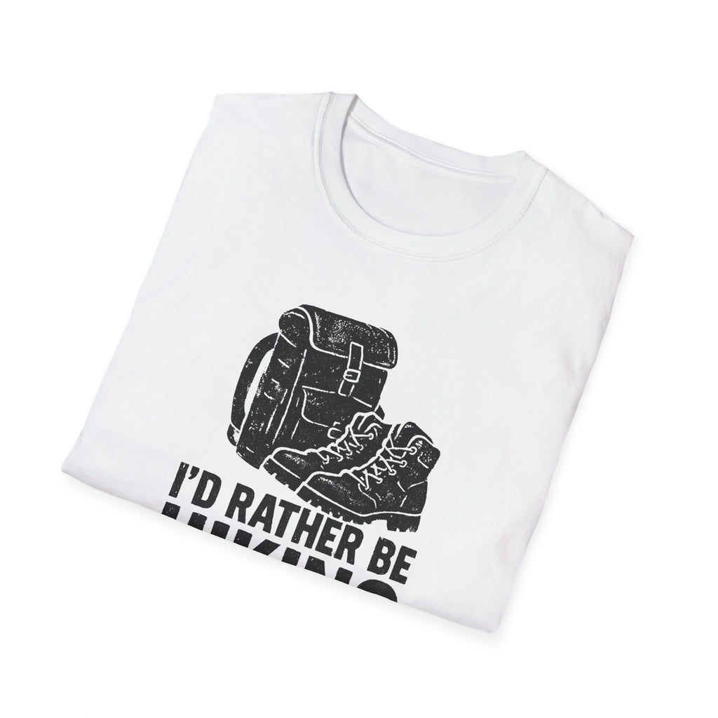 I'd Rather Be Hiking Silhouette T-Shirt
