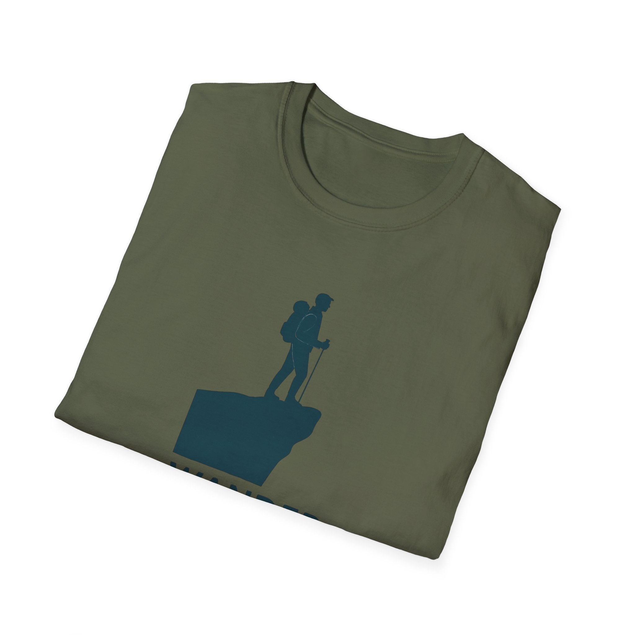 Hiker on Cliff T-Shirt