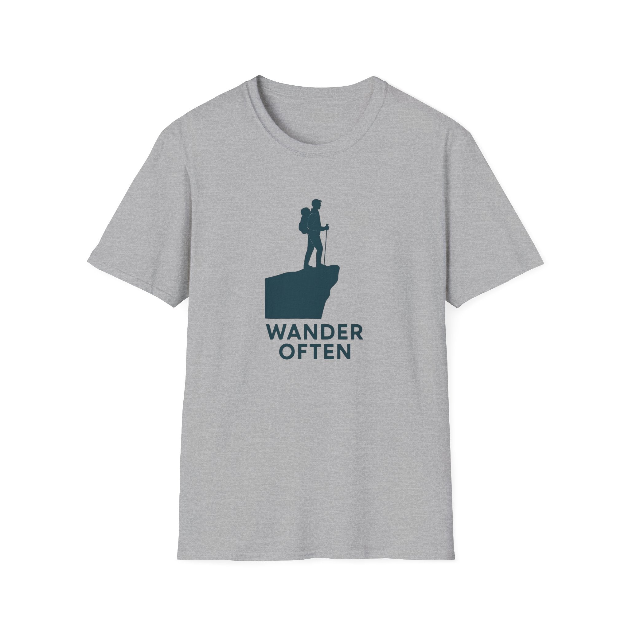 Hiker on Cliff T-Shirt