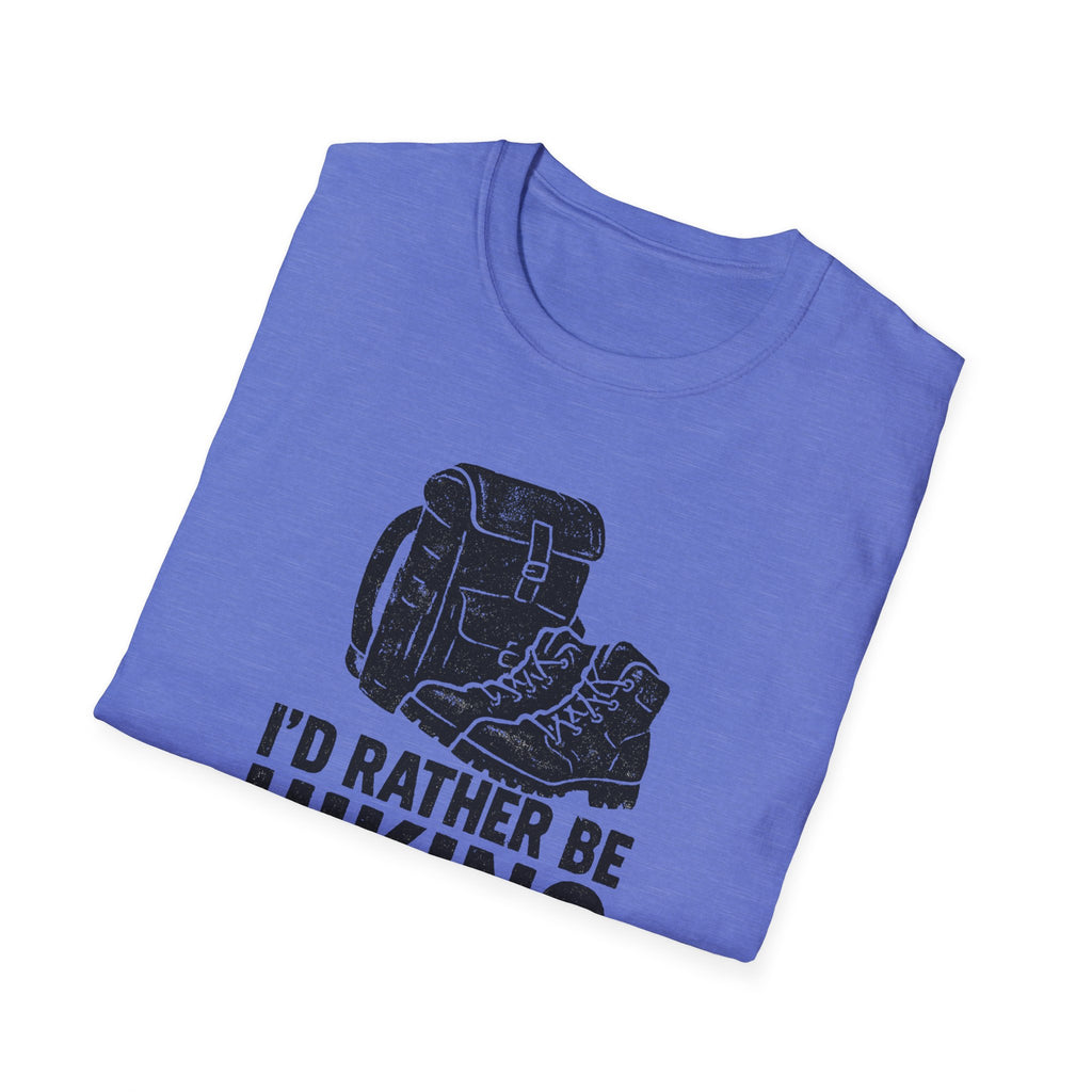 I'd Rather Be Hiking Silhouette T-Shirt