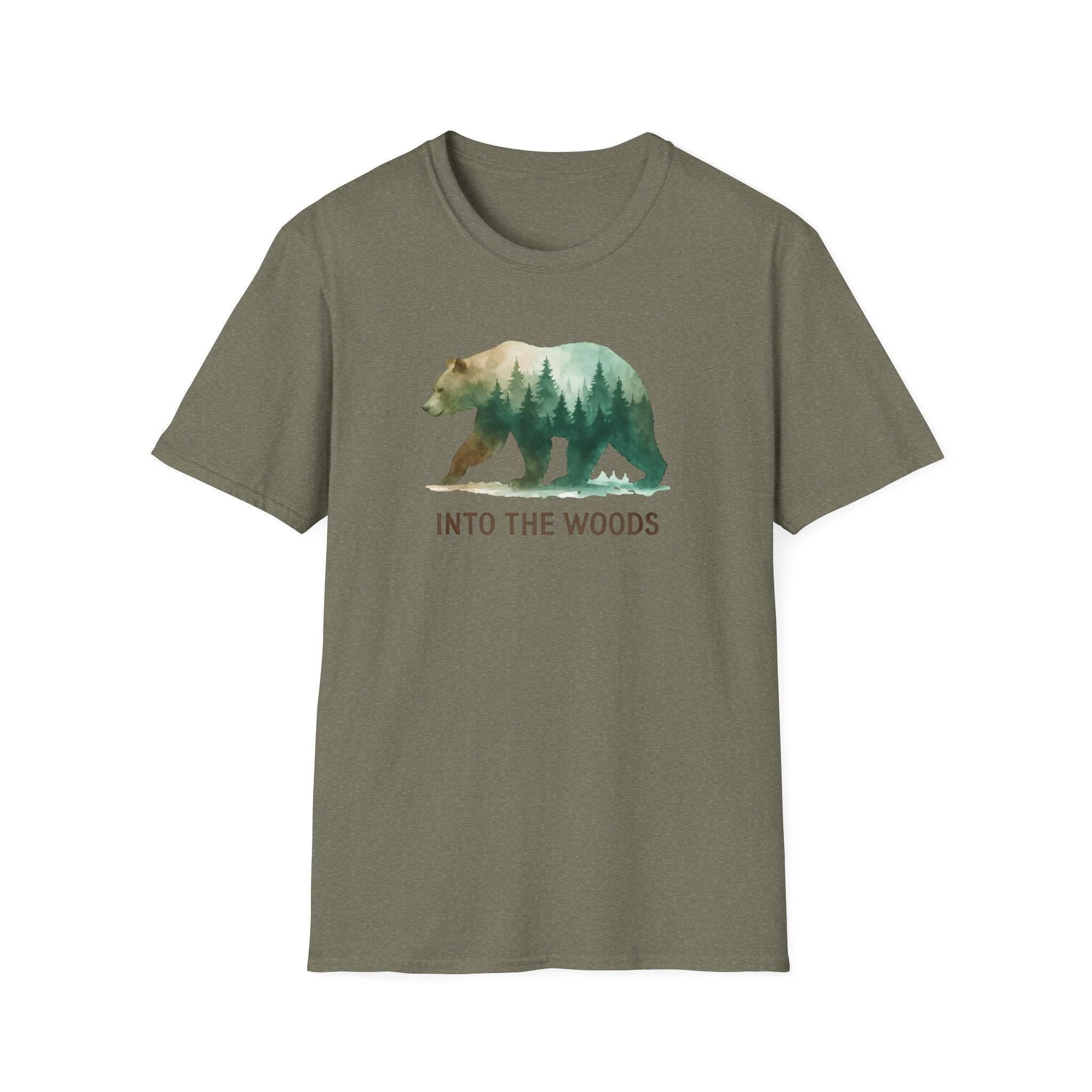 Forest Bear Silhouette T-Shirt