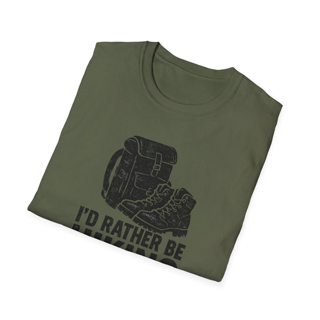 I'd Rather Be Hiking Silhouette T-Shirt