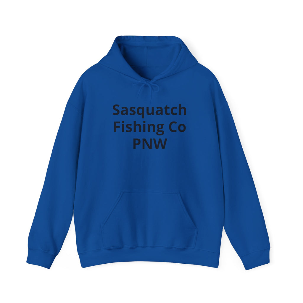 Sasquatch Fishing Co. PNW Hoodie — Pacific Northwest Bigfoot Outdoor Sweatshirt