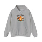 Campfire S'more Fun Hoodie — Cozy Camping Sweatshirt with Marshmallow & Fire Graphic