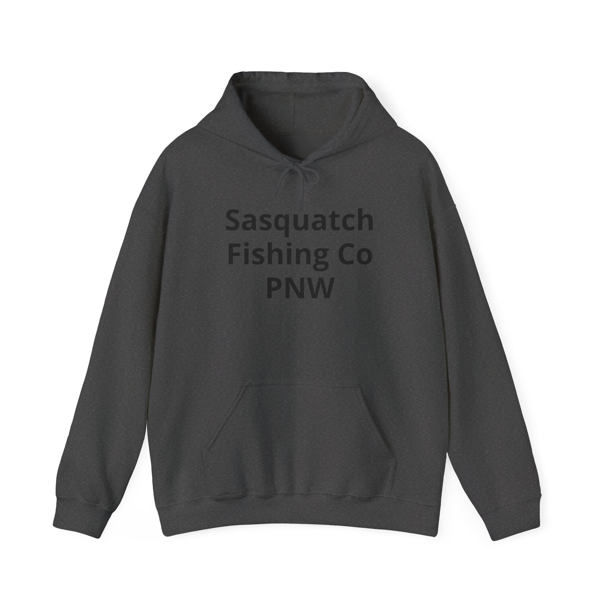 Sasquatch Fishing Co. PNW Hoodie — Pacific Northwest Bigfoot Outdoor Sweatshirt