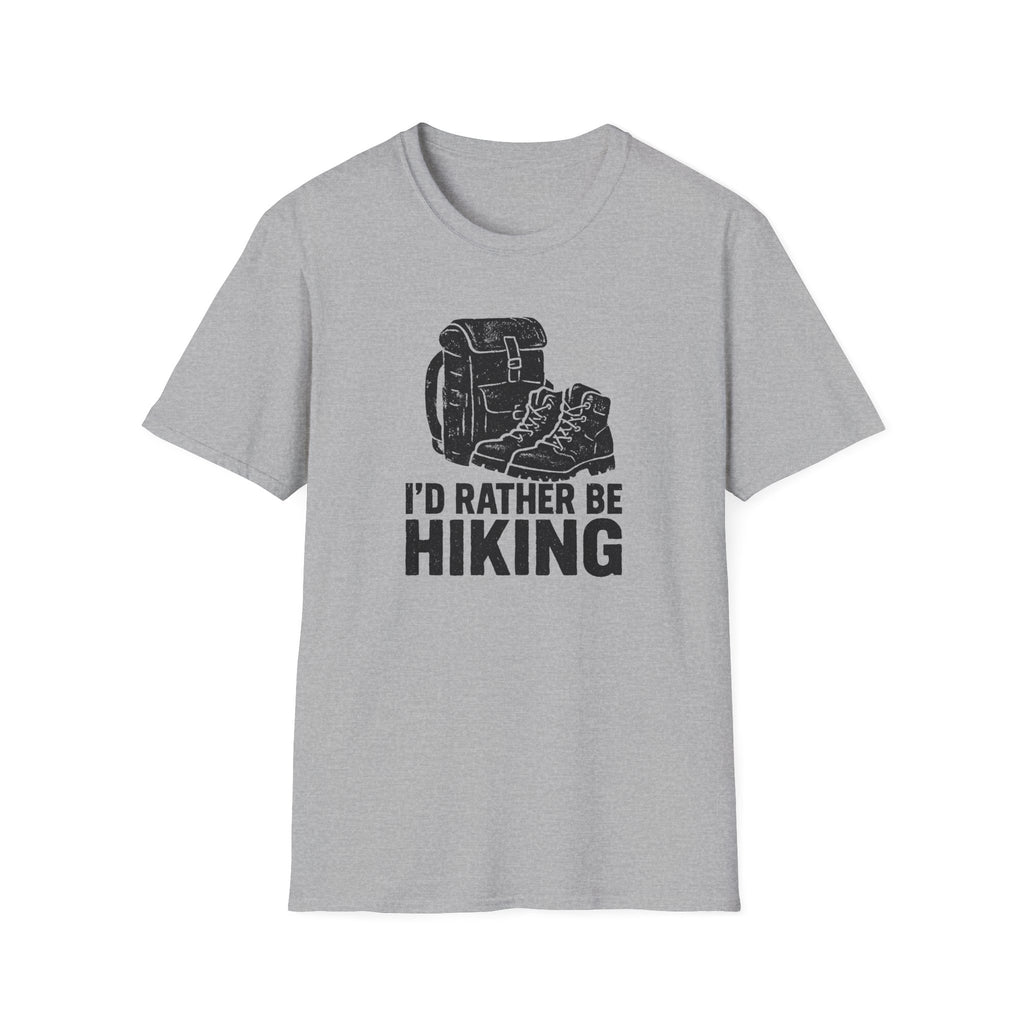 I'd Rather Be Hiking Silhouette T-Shirt